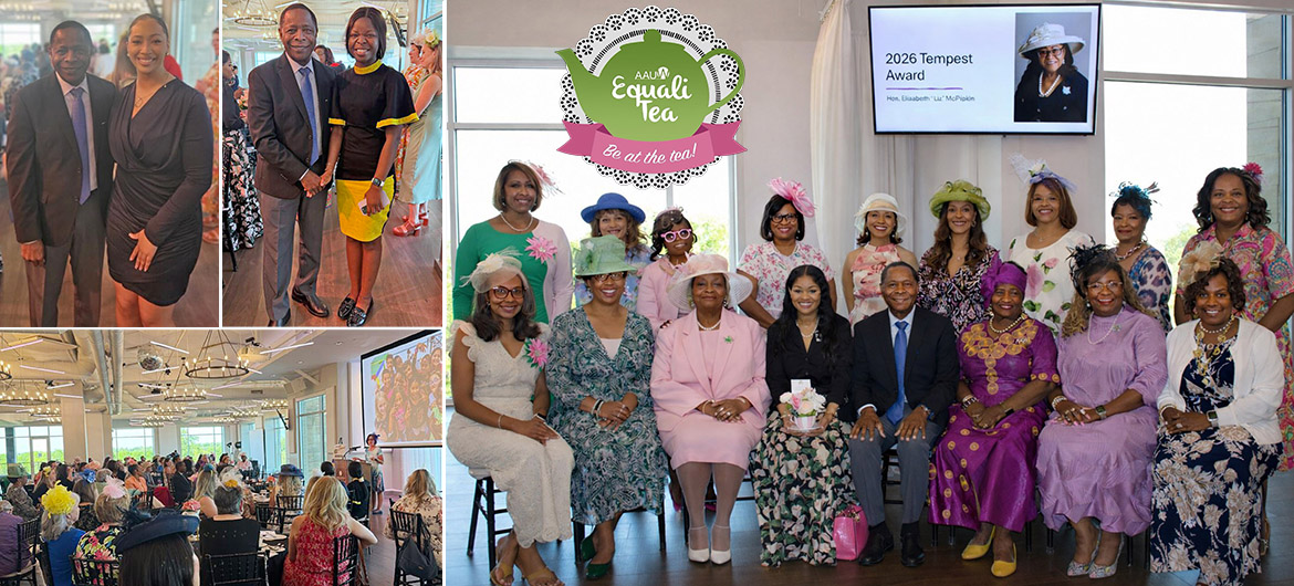 Collage of images from biennial EqualiTEA fundraiser.