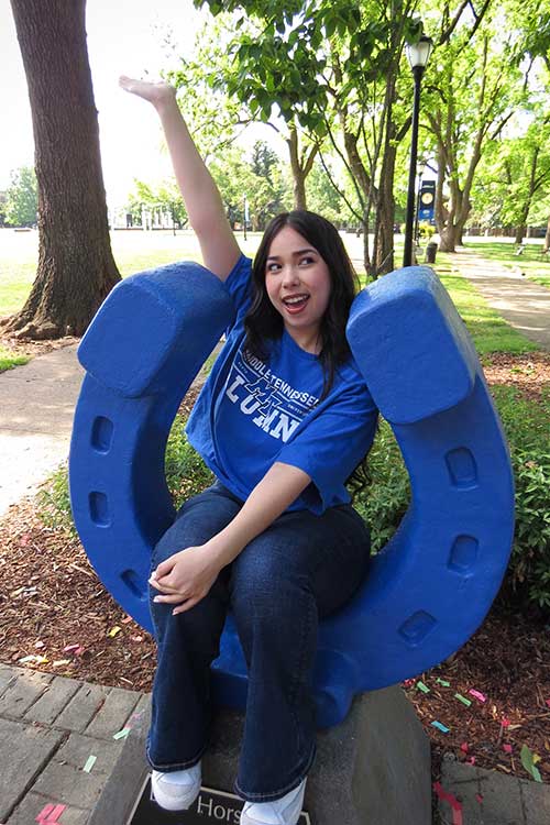 Regan Gomez a student in the Master of Social Work program is interning at the Middle Tennessee Mental Health Institute (MTMHI) in Nashville. This hospital is part of the Tennessee Department of Mental Health and Substance Abuse Services. (Photo submitted)