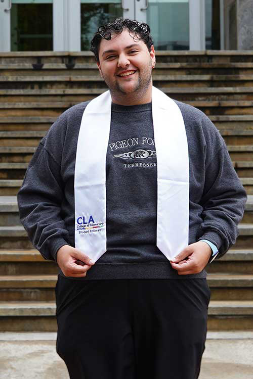 Middle Tennessee State University spring 2026 graduate Nick Perrone was a double major in political science and economics, with a minor in writing. He plans to attend law school. (Submitted photo)