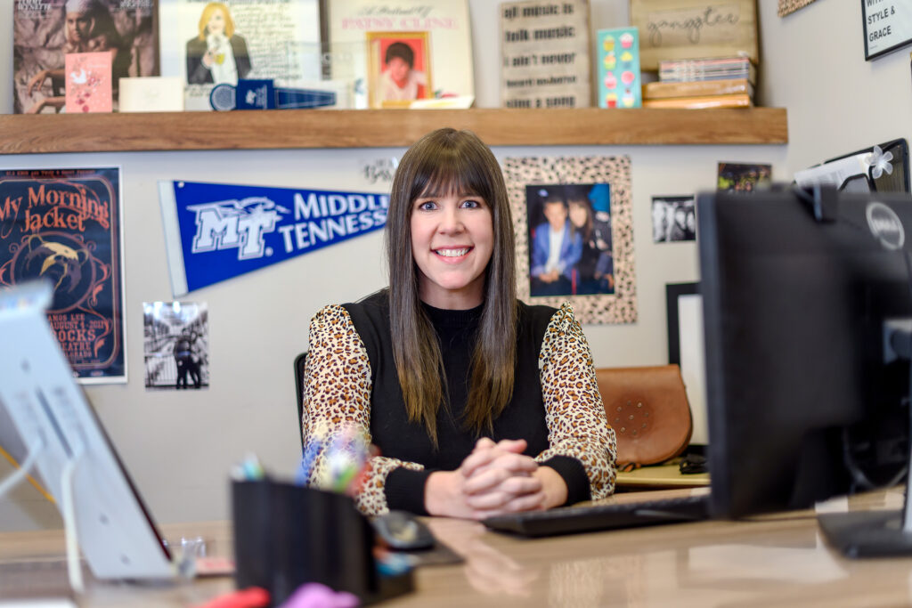 Laura Helen Husband works as an advisor in the College of Media and Entertainment. (Photo: J. Intintoli)