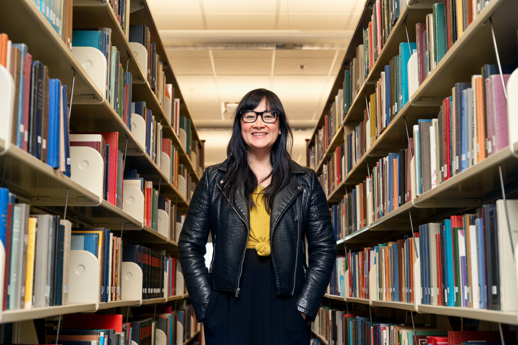 Denise Quintel, Discovery Services Librarian, James E. Walker Library. (Photo: Andy Heidt)