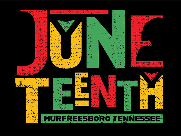 Juneteenth celebration logo web