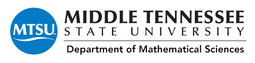 Mathematical Sciences blue button logo.