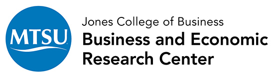 Business and Economic Research Center MTSU blue button logo