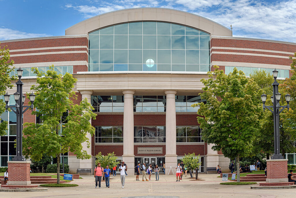 For the Labor Day weekend, James E. Walker Library will be open from 9 a.m. to 6 p.m. Saturday, 1 to 9 p.m. Sunday and closed Monday on Labor Day. (MTSU file photo)