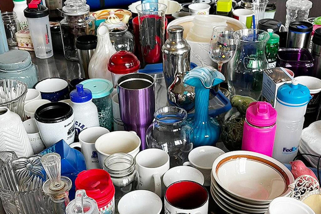 Members of the campus community at Middle Tennessee State University in Murfreesboro, Tenn., donate new and gently used household items like dishware, coffee pots and even room decor for the annual Free Cycle event, a no-cost makeshift marketplace where students can grab items for their dorms and apartments. Donations are now being accepted for the event, which is set for 10 a.m. to noon Saturday, Aug. 22. (MTSU file photo)