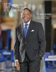 Cover image with link to Summer 2026 edition of MTSU magazine