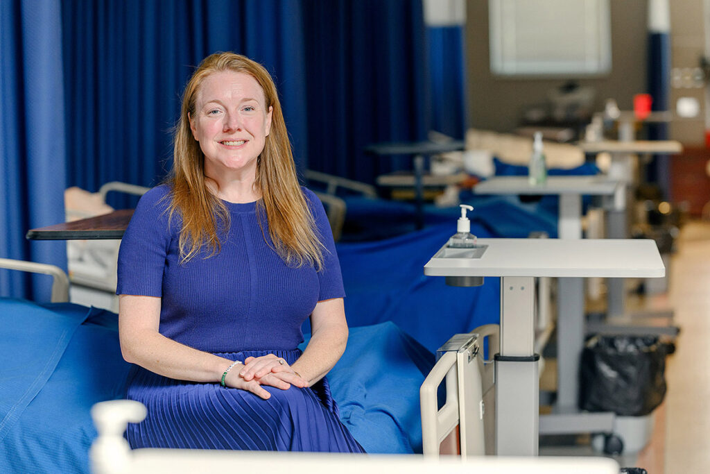 Bethany Rhoten, a psychiatric mental health nurse practitioner, took the helm as director of the School of Nursing at Middle Tennessee State University in Murfreesboro, Tenn., on Aug. 1, 2026. (MTSU photo by Andy Heidt)