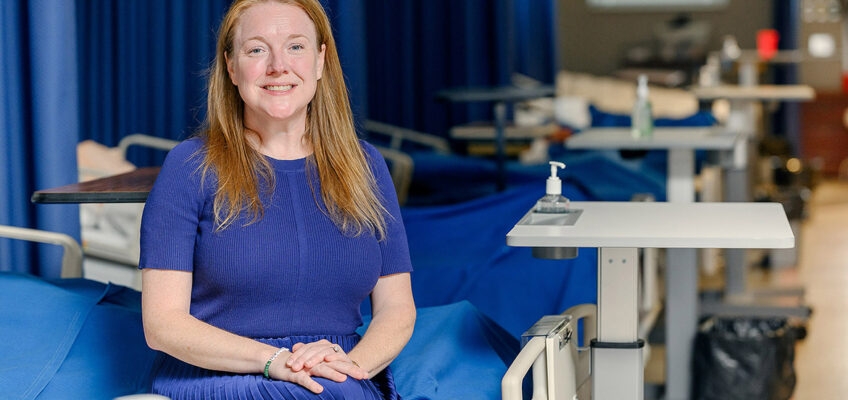 Bethany Rhoten, a psychiatric mental health nurse practitioner, took the helm as director of the School of Nursing at Middle Tennessee State University in Murfreesboro, Tenn., on Aug. 1, 2026. (MTSU photo by Andy Heidt)