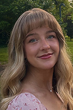 Emma Parker, music major, smiling.