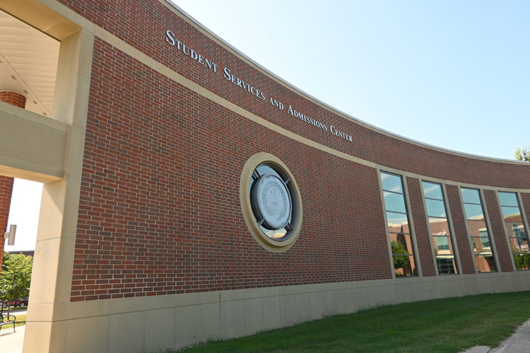 The Student Services and Admissions Center, shown here, at Middle Tennessee State University in Murfreesboro, Tenn., started participating this fall in the Tennessee Higher Education Commission’s TN Direct Admissions program to streamline the application process for prospective students. (MTSU photo by Katelynn Liedtke)