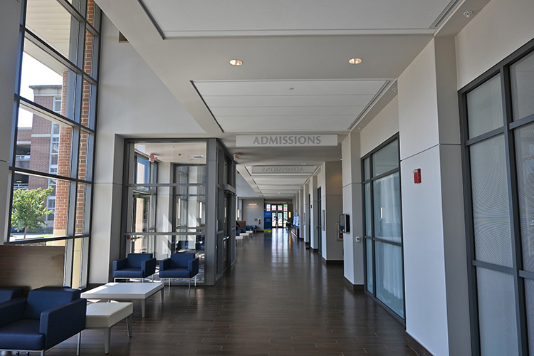 Middle Tennessee State University’s Admissions Office, shown here inside the Student Services and Admissions Center on campus in Murfreesboro, Tenn., started participating this fall in the Tennessee Higher Education Commission’s TN Direct Admissions program to streamline the application process for prospective students. (MTSU photo by Katelynn Liedtke)