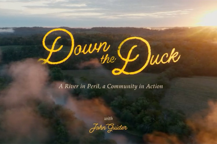 On Tuesday, Oct. 20, a special screening of “Down the Duck with John Guider” at Middle Tennessee State University in Murfreesboro, Tenn., will explore the intersection of river science and story. This event, presented by MTSU Engage, Center for Energy and Sustainability and the Geosciences Department, is part of the Tennessee STEAM Festival. (Submitted)
